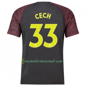 Günstige Fußballtrikots Arsenal Cech 33 Torwart 2018-2019 Kurzarm Heimtrikotsatz kaufen